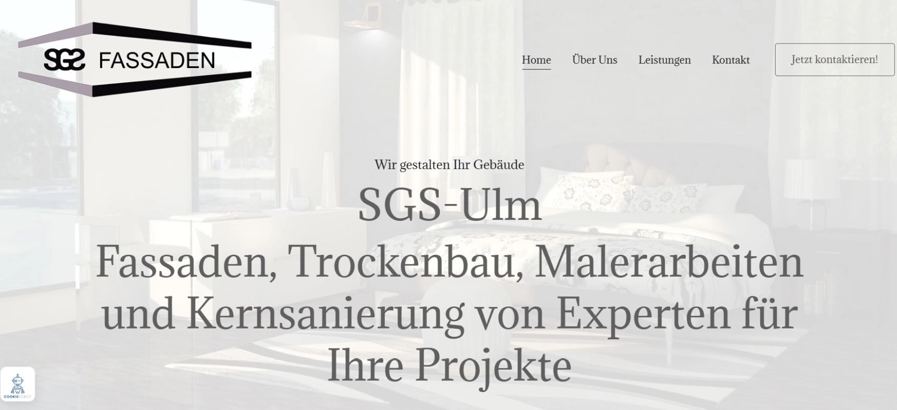 SGS Ulm Fassaden - Internet Auftritt von DZ-Webdesign.eu