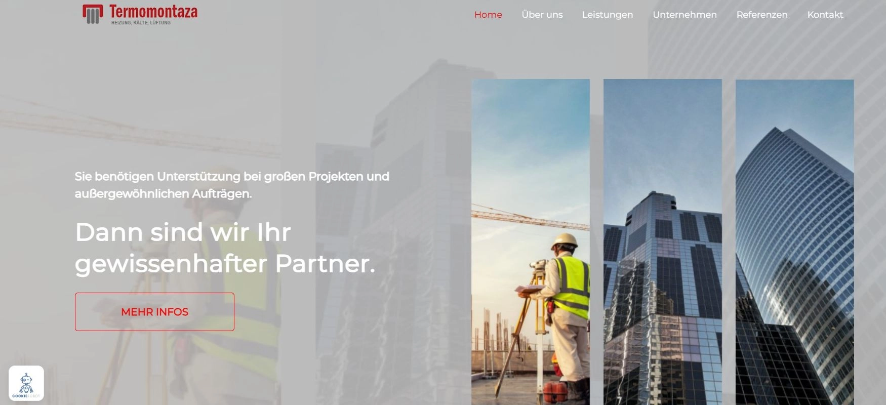 Termomontaza - Internet Auftritt von DZ-Webdesign.eu